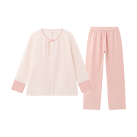 Purcotton/全棉时代 空气褶皱纱 女士家居服