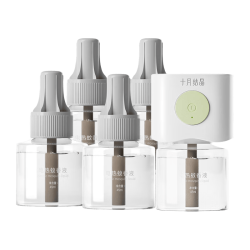 十月结晶 蚊香液电蚊香宝宝儿童蚊香液防蚊驱蚊套装家庭适用无香5液+1器