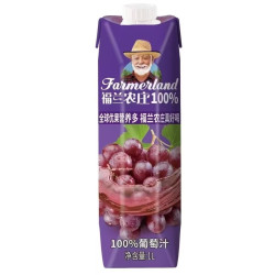 福兰农庄 100%葡萄汁 1L