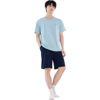Hodo Men/红豆男装 抑菌 男士睡衣套装 海风蓝 XL 175/96A