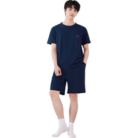 Hodo Men/红豆男装 抑菌 女士睡衣套装 马赛蓝 XL 175/96A