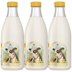 认养一头牛 4.0g乳蛋白低温鲜牛奶 1kg 定期购