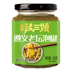 贵三红 老坛泡椒野山椒小米椒 260g 瓶装