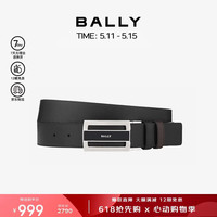 BALLY 黑色 男士双面腰带