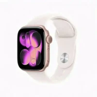 今日必买：Apple Watch Series 11 智能手表 GPS版 42mm 玫瑰金色铝金属表壳 淡桃粉色运动型表带 S/M