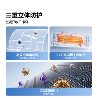 海信 KFR-35GW/E290 一级能效变频冷暖 壁挂式空调