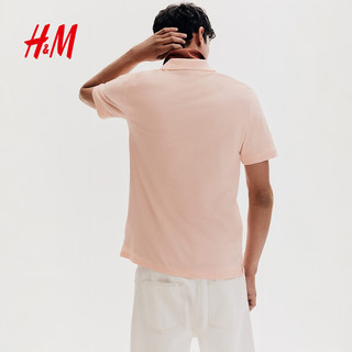  H&M 珠地棉 男士Polo衫