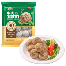 安井 潮汕牛肉风味丸 肉含量≥90% 500g