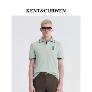 KENT&CURWEN 肯迪文 三狮刺绣 短袖POLO衫