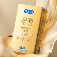 杜蕾斯 超薄系列 尊享三合一安全套 14只