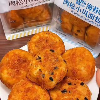 倪锦记 肉松小贝面包 海苔味 整箱