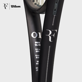 Wilson WR151311 全碳素专业网球拍 费德勒RF小黑拍 320g 2#