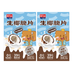 麦力多 益生元椰子脆片 200g*2盒
