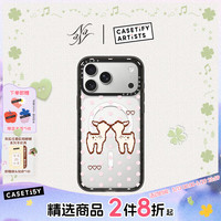 CASETiFY iPhone 17 Pro Max Magsafe磁吸 透明黑框 手机壳