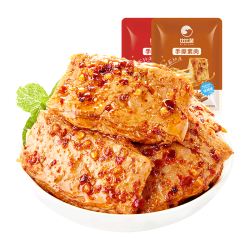 比比赞 BIBIZAN）手撕素肉混合味约70包*2袋素牛排豆干素食礼包休闲解馋零食小吃