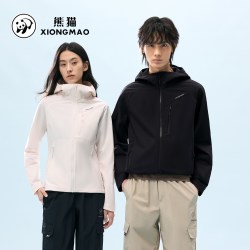 熊猫 玩野 防泼水软壳衣 薄款 户外外套