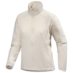 ARC'TERYX 轻量 女士风壳夹克 ARCTIC SILK/极地白