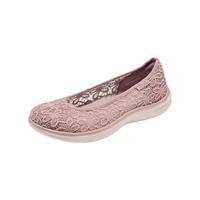 SKECHERS斯凯奇 蕾丝网布透气 女士浅口单鞋