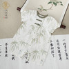 汉宫优品 宝宝连衣短袖夏装中国风哈衣爬服夏季薄款