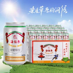 雪花 呼伦贝尔海拉尔330ml*24听*2箱