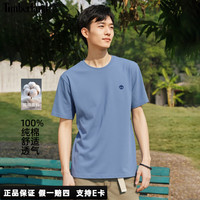 Timberland 纯棉刺绣短袖T恤男装