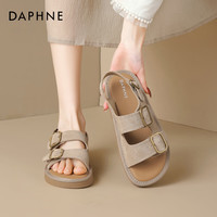  DAPHNE/达芙妮 真皮 女士凉鞋