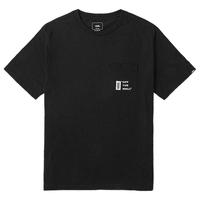 Vans 范斯 黑色口袋Logo宽松短袖T恤