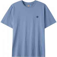  Timberland/添柏岚 纯棉 男士T恤 浅蓝色 100%棉/刺绣logo M (175)