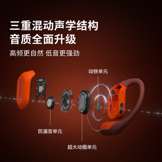 SUUNTO颂拓 SPARK 开放式蓝牙运动耳机 黑色