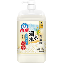 白猫 淘米水洗洁精 1.7kg 餐具清洁液