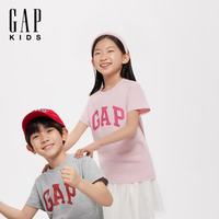 Gap 835287 棉质字母LOGO 儿童短袖T恤