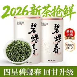 骏江南 茶叶 春茶 碧螺春绿茶 特级明前茶叶礼盒装250g