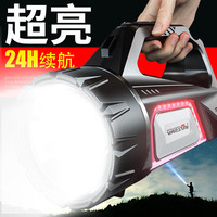 移动端、京东百亿补贴：WARSUN H883 强光手电筒 黑色 3500流明