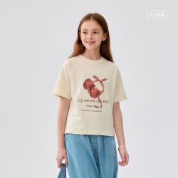 巴拉巴拉 吸湿速干 女童短袖T恤