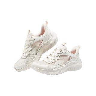  SKECHERS/斯凯奇 透气 女士运动鞋 乳白色/OFWT 36 【正码正拍】