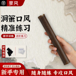 蓼风 箫口风练习器 紫竹笛子（便携 通口款）