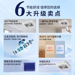 海尔 3匹5匹 一级能效 天花机中央空调