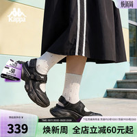 卡帕 女鞋玛丽珍凉鞋女2026春夏新款厚底显高凉单鞋包头外穿运动鞋子女 黑色 40