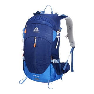 艾王 AIONE 35L大容量超轻耐磨防泼水户外登山双肩背包 A纹宝蓝