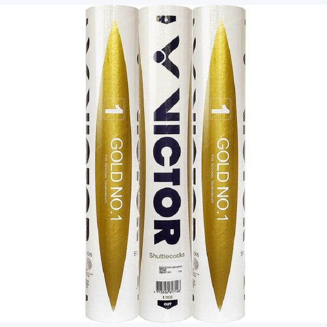 VICTOR 羽毛球 VICTOR胜利 黄金一号球 pdd3人团 一桶113.9元