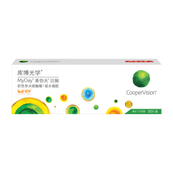 库博 光学美怡天硅水凝胶日抛隐形眼镜550度30片