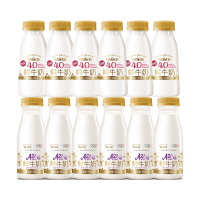 每日鲜语 巴氏杀菌 &鲜奶4.0g 211ml*6+A2185ml*6共12瓶