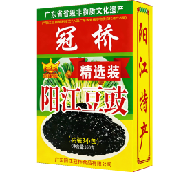冠桥皇牌 阳江豆豉香辣酱210g 即食