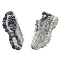 美津浓 RACER TRAIL SE V2 速干透气 南极灰/银色 44.5 休闲运动鞋