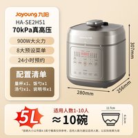 九阳 HA-SE2H51 钛不锈钢双胆 5L 电压力锅