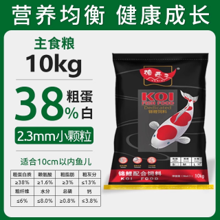 渔西子 锦鲤鱼饲料 高蛋白育成色扬 鱼粮