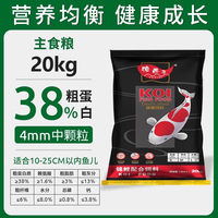 渔西子锦鲤鱼饲料高蛋白不浑水 500g 鱼粮