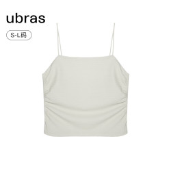 Ubras 甜妹风抹胸吊带凉感女士背心吊带女 燕麦奶色 M