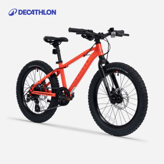 迪卡侬 OVBK 铝架碟刹 20英寸 红色 儿童山地自行车