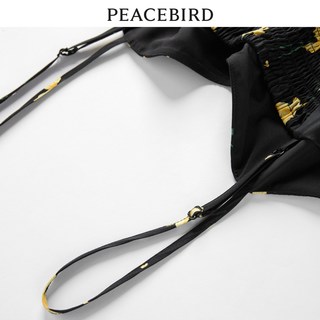  PEACEBIRD/太平鸟 满印花卉 女士吊带裙
